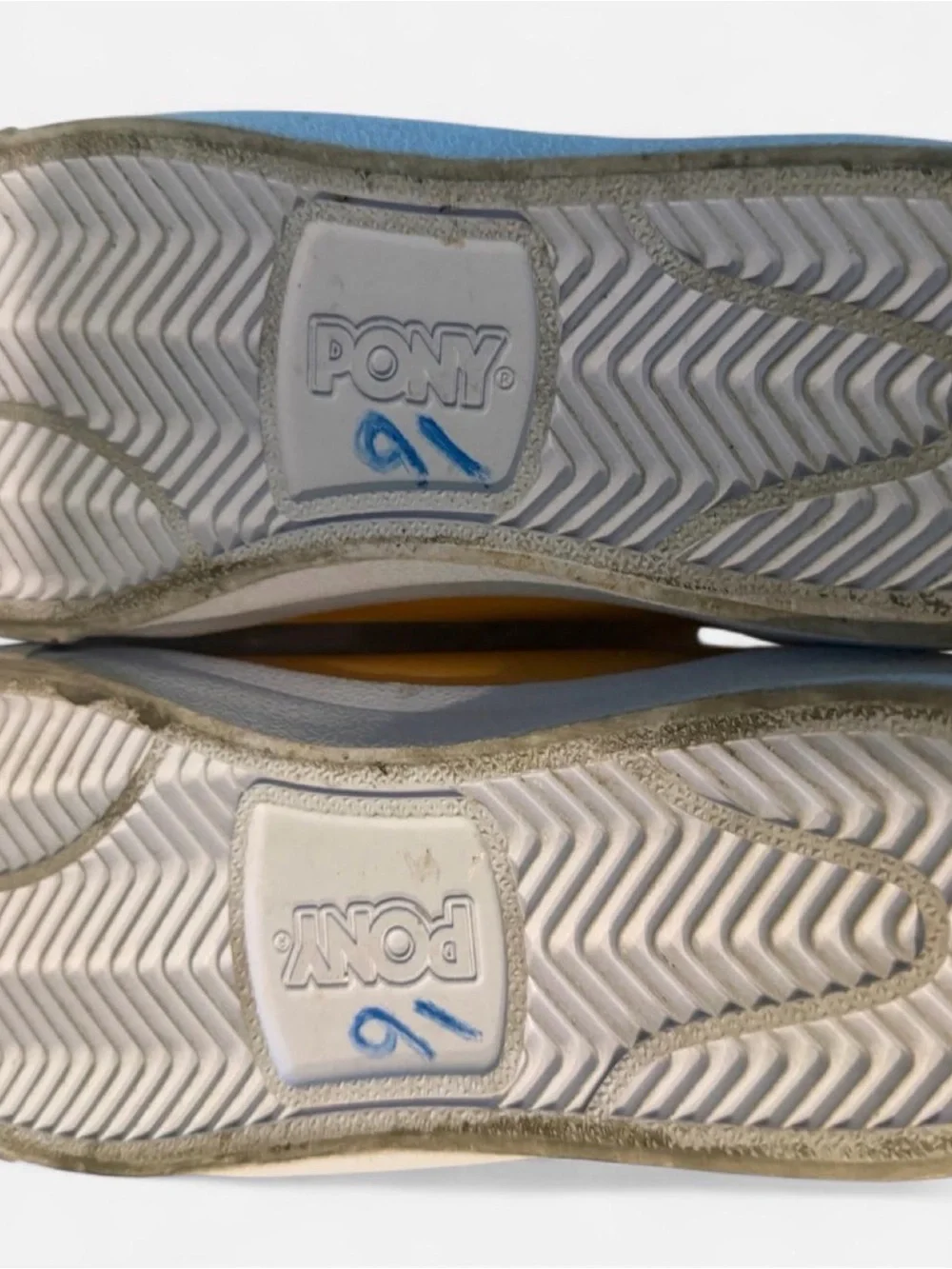 Pony Leather-Look High-Top Sneakers in Camel Tan